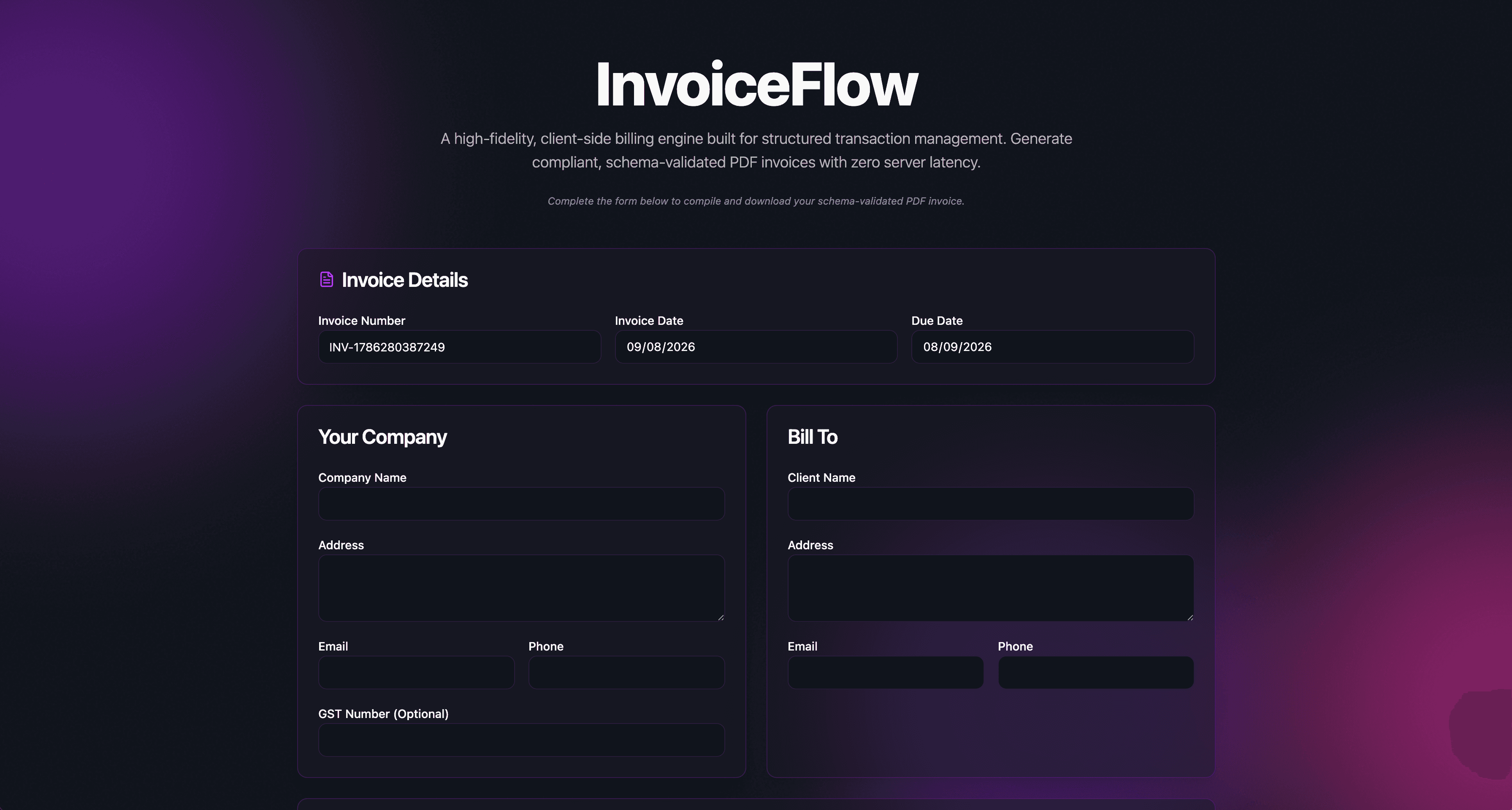 Invoice Flow